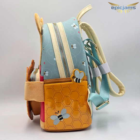 Loungefly Disney Winnie the Pooh Honey Heart Honey Scented Mini Backpack New - Picture 4 of 8